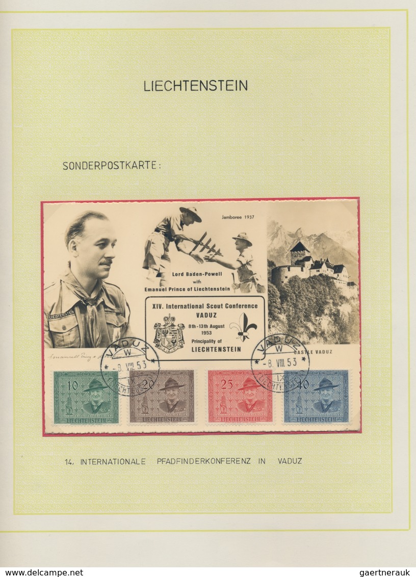 Thematik: Pfadfinder / Boy Scouts: 1918/1980 Ca., Comprehensive Worldwide Collection With Ca.300 Cov - Sonstige & Ohne Zuordnung