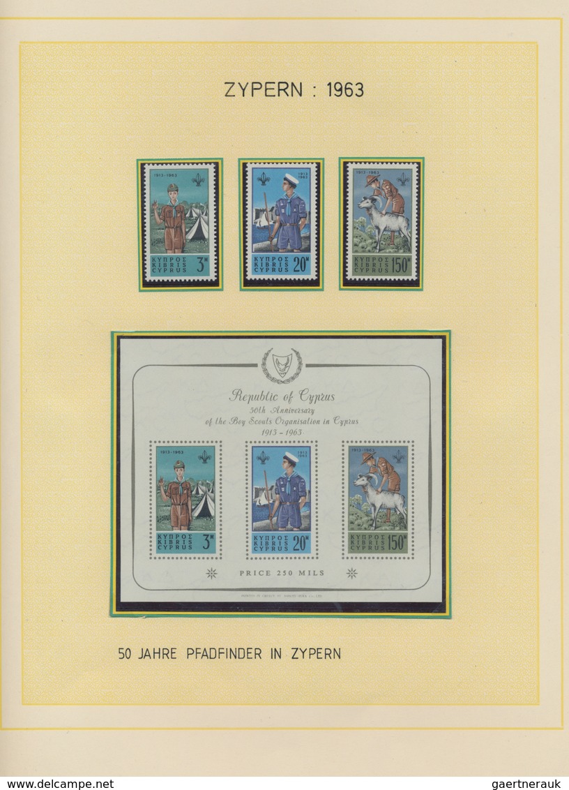 Thematik: Pfadfinder / Boy Scouts: 1918/1980 Ca., Comprehensive Worldwide Collection With Ca.300 Cov - Sonstige & Ohne Zuordnung