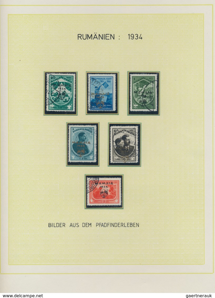 Thematik: Pfadfinder / Boy Scouts: 1918/1980 Ca., Comprehensive Worldwide Collection With Ca.300 Cov - Autres & Non Classés