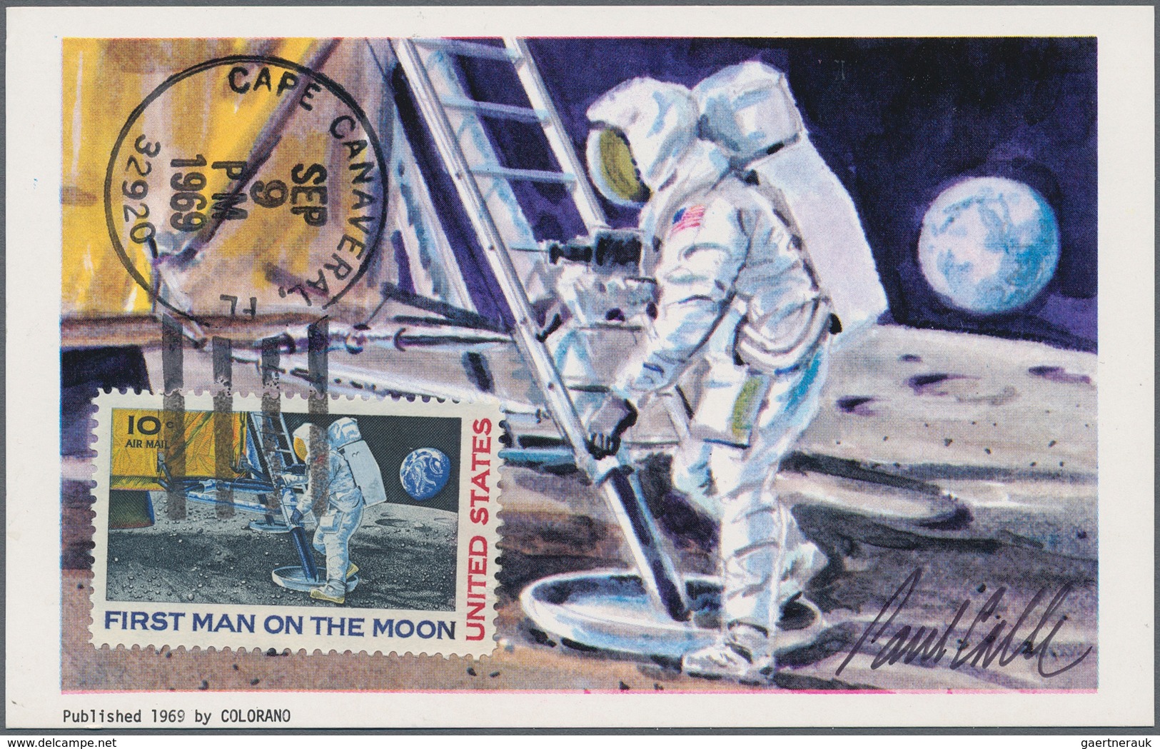 Thematik: Raumfahrt / Astronautics: 1969/1994, First Moon Landing (U.S. Commemorative Stamps), Assor - Autres & Non Classés