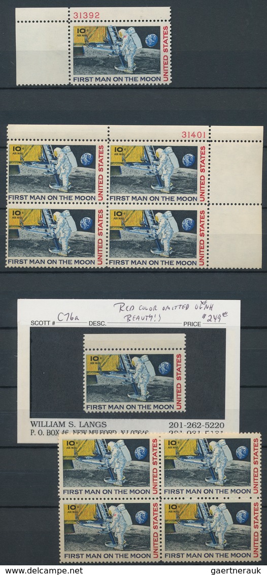 Thematik: Raumfahrt / Astronautics: 1969/1994, First Moon Landing (U.S. Commemorative Stamps), Speci - Autres & Non Classés