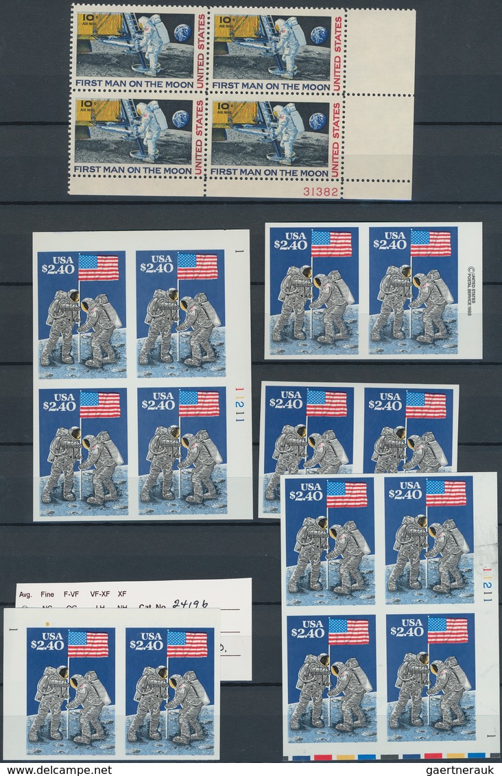 Thematik: Raumfahrt / Astronautics: 1969/1994, First Moon Landing (U.S. Commemorative Stamps), Speci - Autres & Non Classés