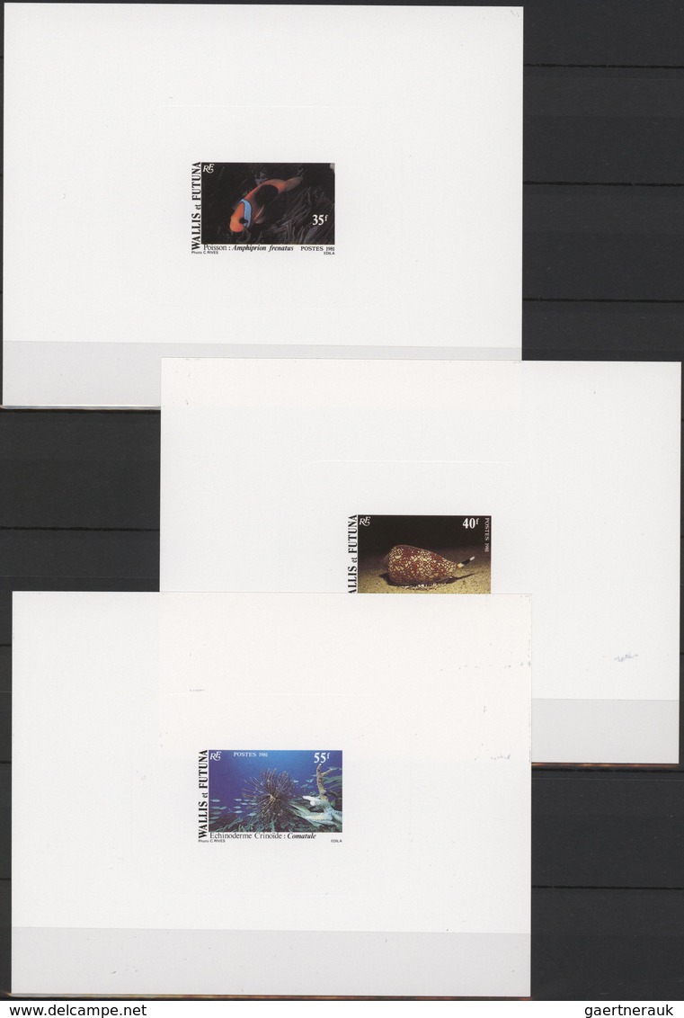 Thematik: Tiere-Meerestiere / Animals-sea Animals: 1979/1992, Wallis And Futuna, Special Collection - Vita Acquatica