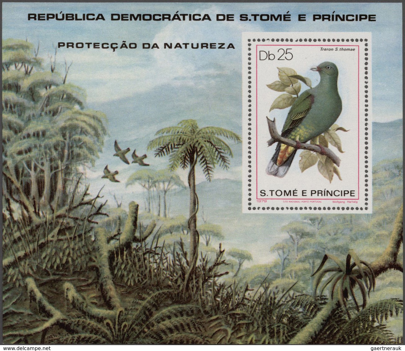 Thematik: Tiere-Vögel / Animals-birds: 1979, Sao Thome And Principe, Complete Set Of Six In Complete - Other & Unclassified