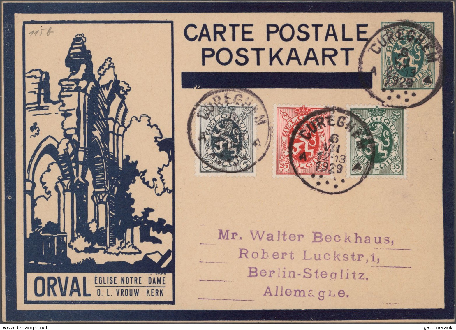 Belgien - Ganzsachen: 1871/1939 Collection of about 330 unused and used postal stationeries in large