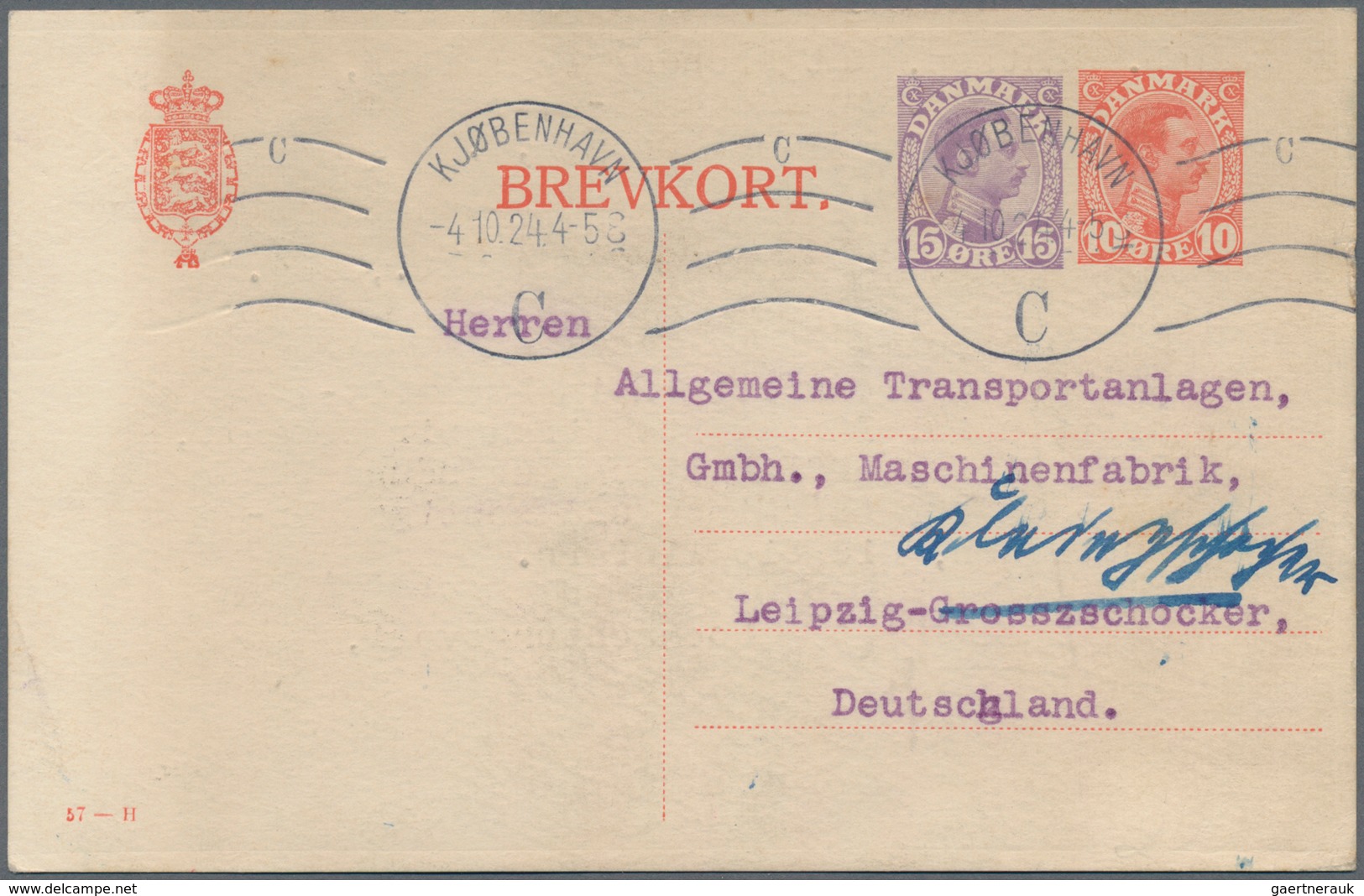Dänemark: 1870/1995, Holding Of Ca. 200 Letters, Cards And Postal Stationery, Incl. Registered Mail, - Lettres & Documents
