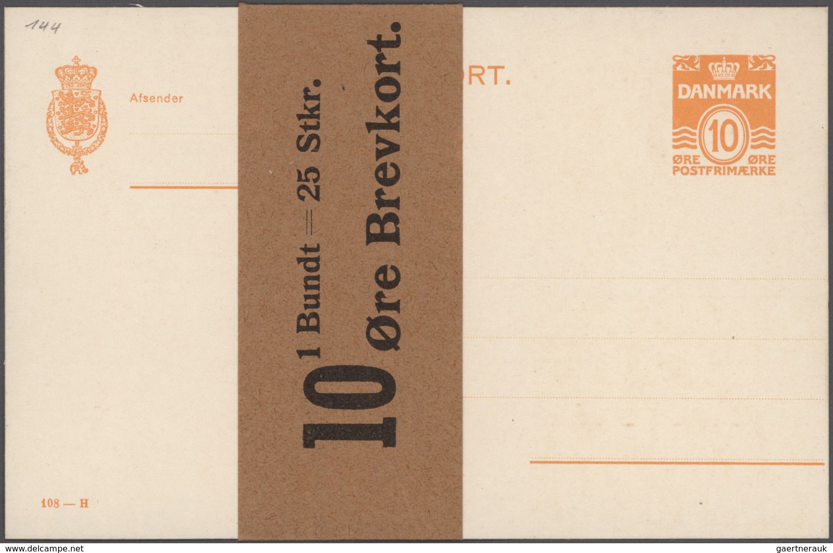 Dänemark - Ganzsachen: 1864/1935 Collection Of About 710 Unused And Used Postal Stationeries In Larg - Postal Stationery