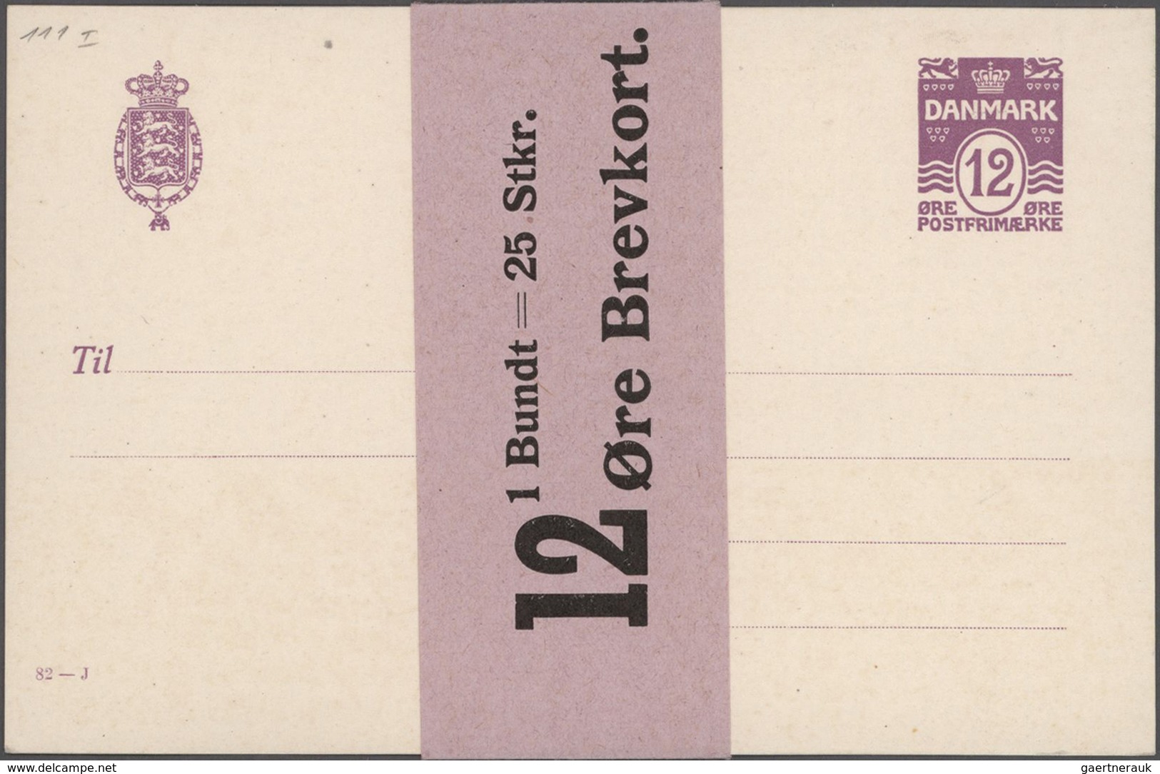 Dänemark - Ganzsachen: 1864/1935 Collection Of About 710 Unused And Used Postal Stationeries In Larg - Postal Stationery