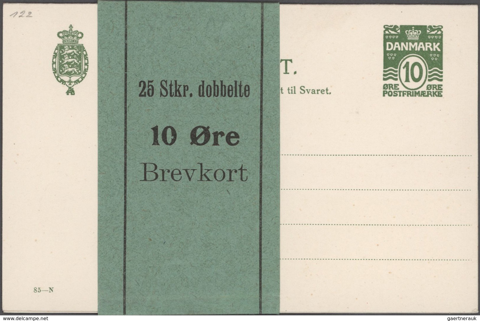 Dänemark - Ganzsachen: 1864/1935 Collection of about 710 unused and used postal stationeries in larg