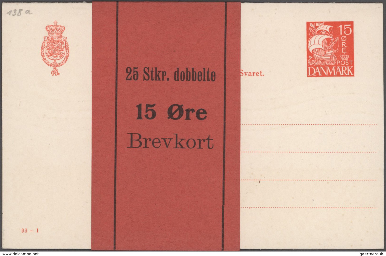 Dänemark - Ganzsachen: 1864/1935 Collection of about 710 unused and used postal stationeries in larg