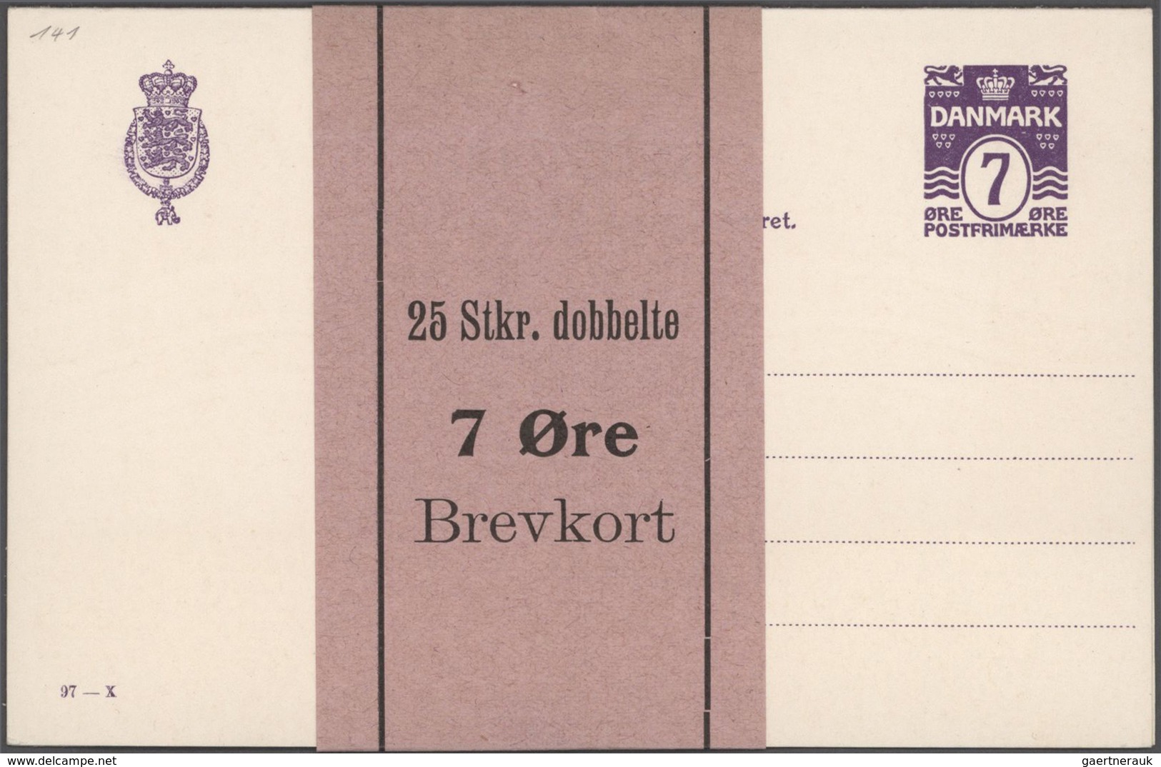 Dänemark - Ganzsachen: 1864/1935 Collection of about 710 unused and used postal stationeries in larg