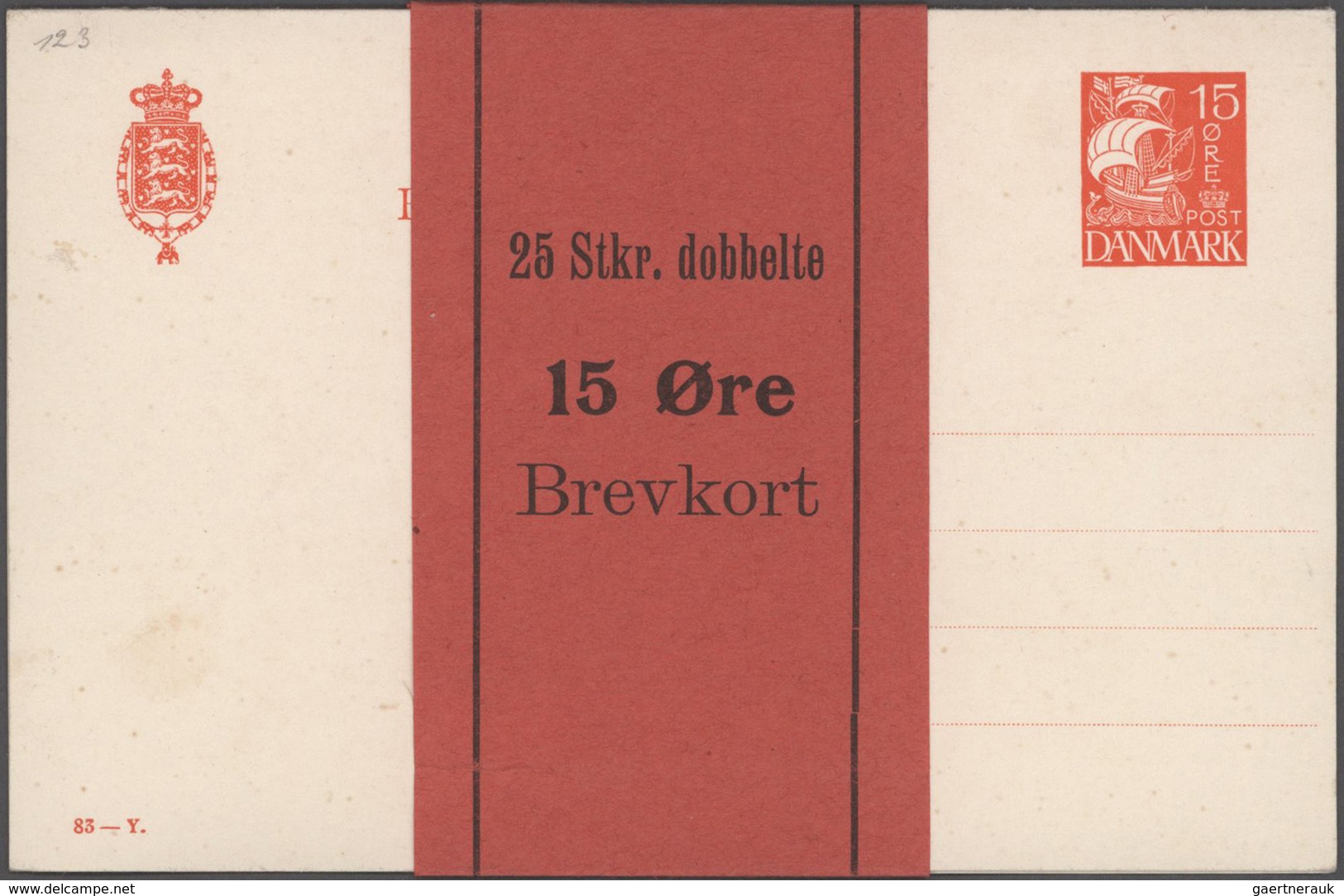 Dänemark - Ganzsachen: 1864/1935 Collection of about 710 unused and used postal stationeries in larg