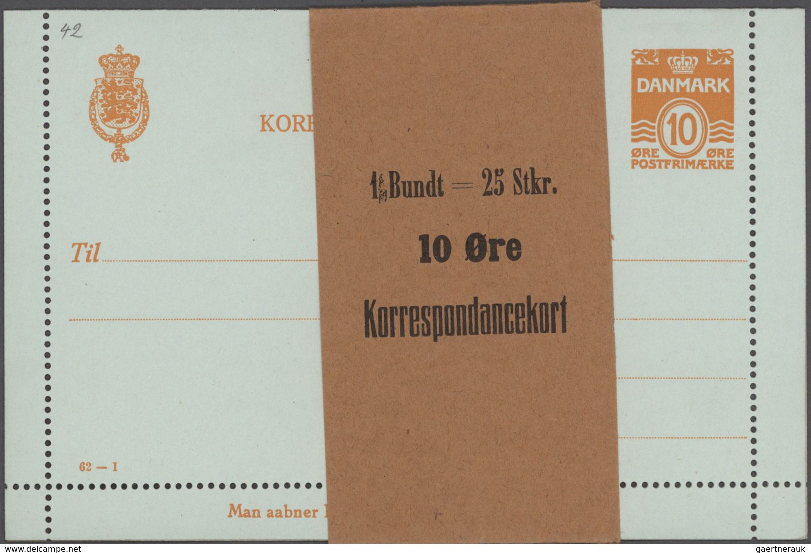 Dänemark - Ganzsachen: 1864/1935 Collection of about 710 unused and used postal stationeries in larg