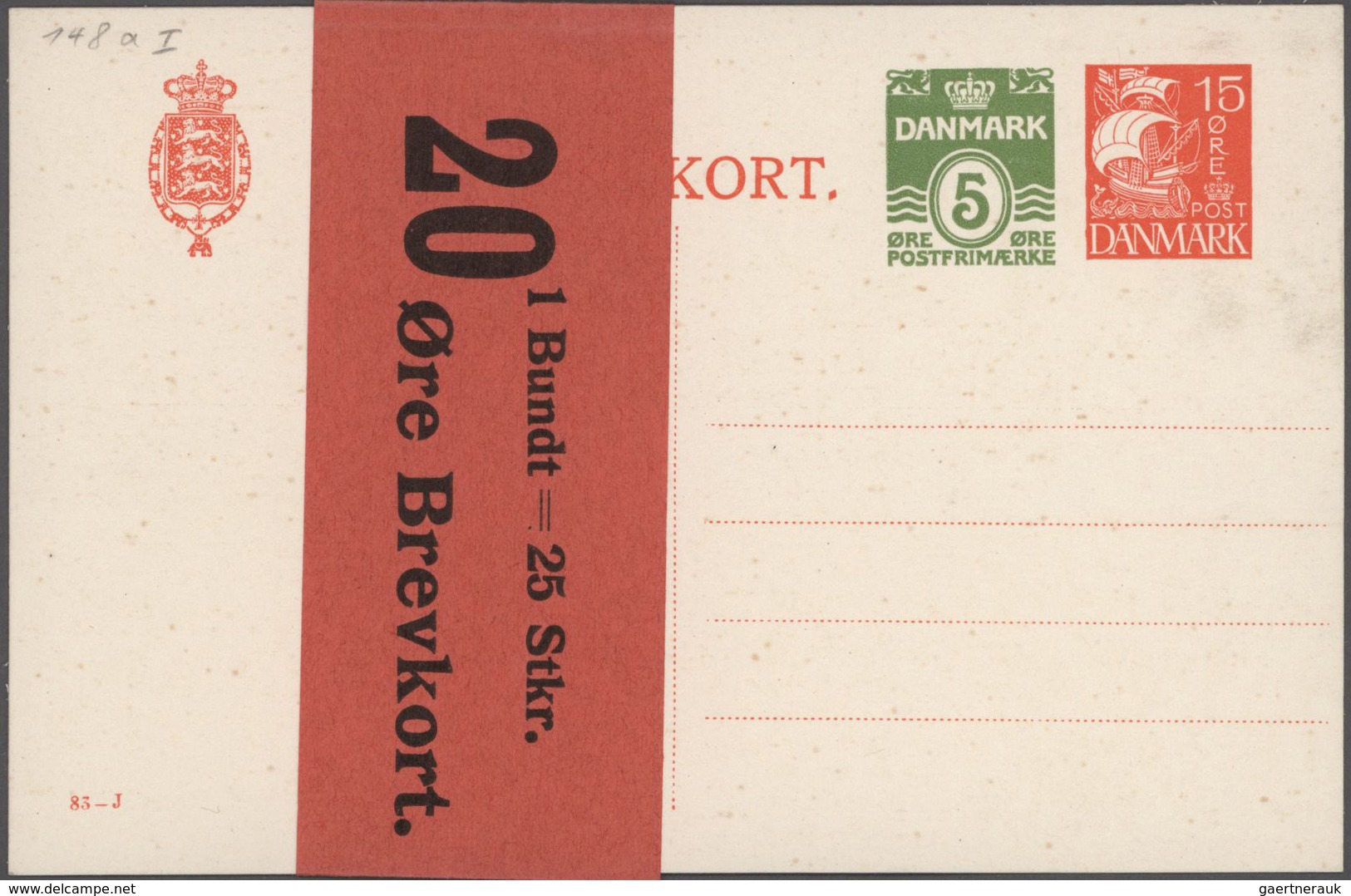 Dänemark - Ganzsachen: 1864/1935 Collection of about 710 unused and used postal stationeries in larg