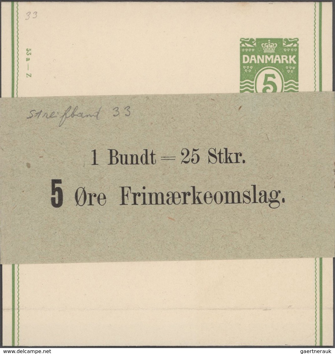 Dänemark - Ganzsachen: 1864/1935 Collection of about 710 unused and used postal stationeries in larg