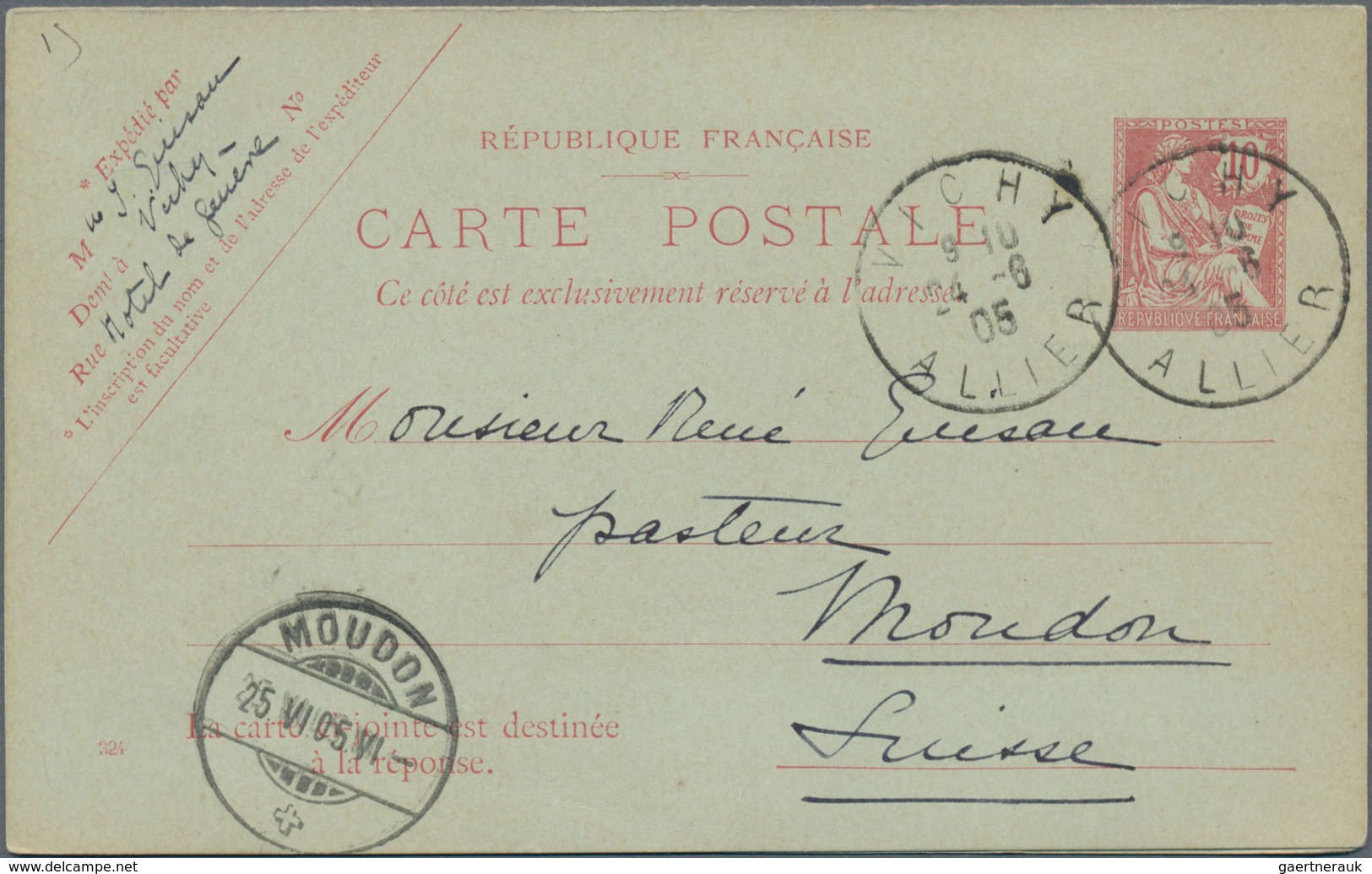 Frankreich: 1860/2010, Holding Of Ca. 450 Letters, Cards, Precursor Cards, Picture-postcards, Intern - Collections