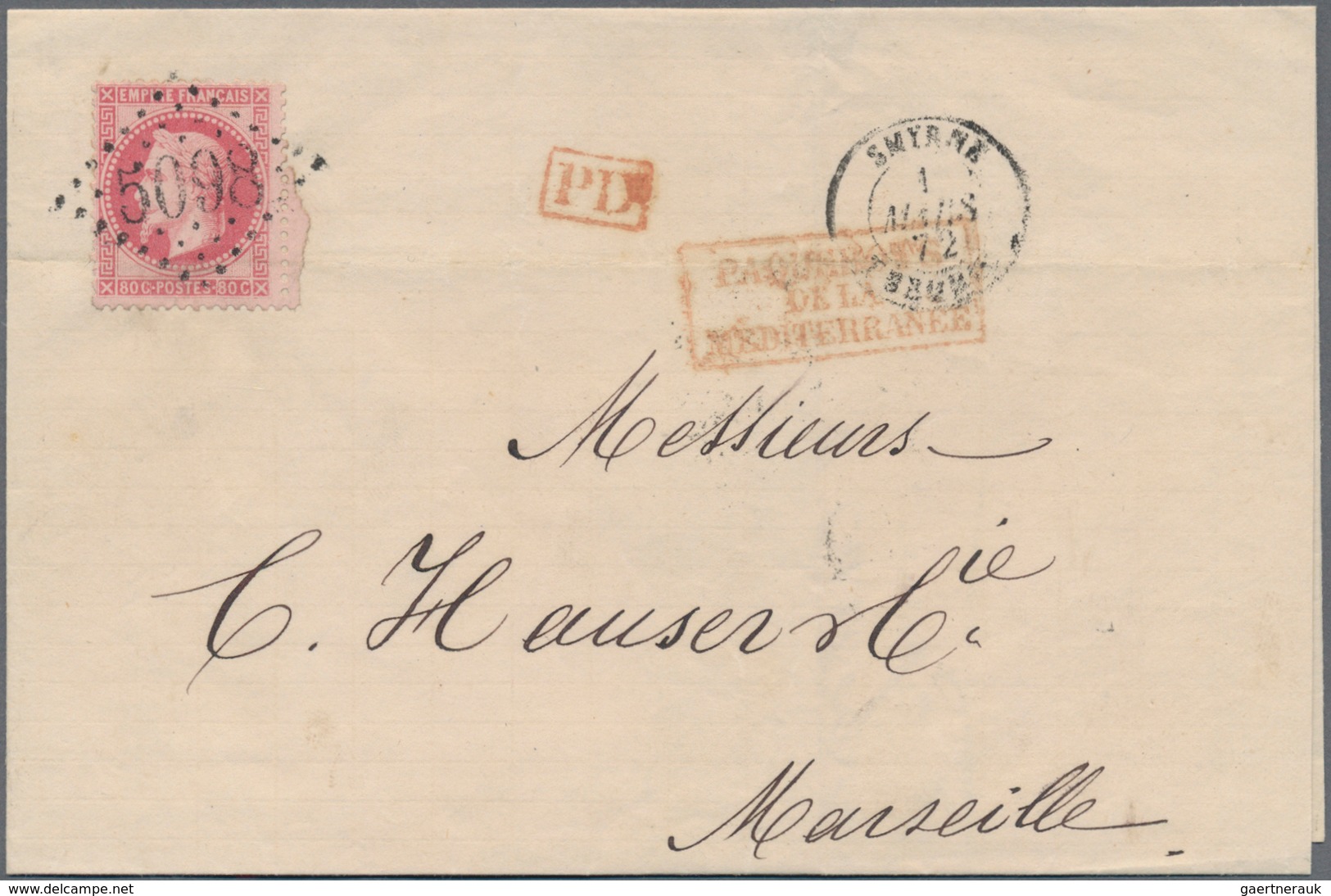 Französische Post In Der Levante: 1900/1910 (ca.), 17 Postal Stationeries, Envelopes And Folded Lett - Autres & Non Classés