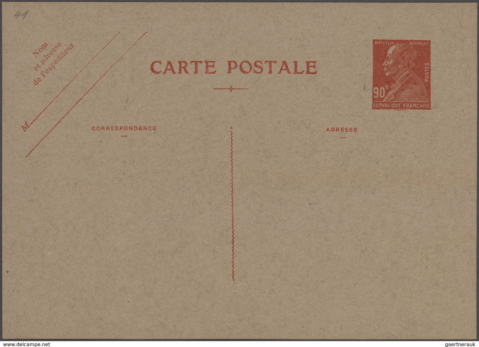 Frankreich - Ganzsachen: 1870/1935 Collection of about 270 unused and used postal stationeries in la