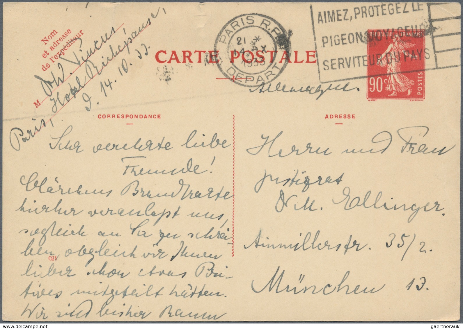 Frankreich - Ganzsachen: 1901/32 Ca. 80 Unused And Used Postal Stationery Postcards And Lettercards, - Otros & Sin Clasificación