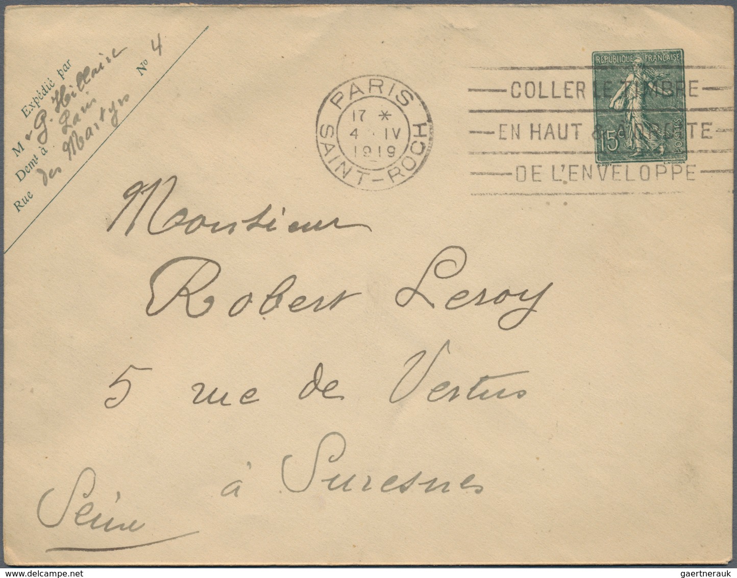 Frankreich - Ganzsachen: 1904/18 Special Collection With Ca. 40 Unused And Used Postal Stationery Co - Other & Unclassified