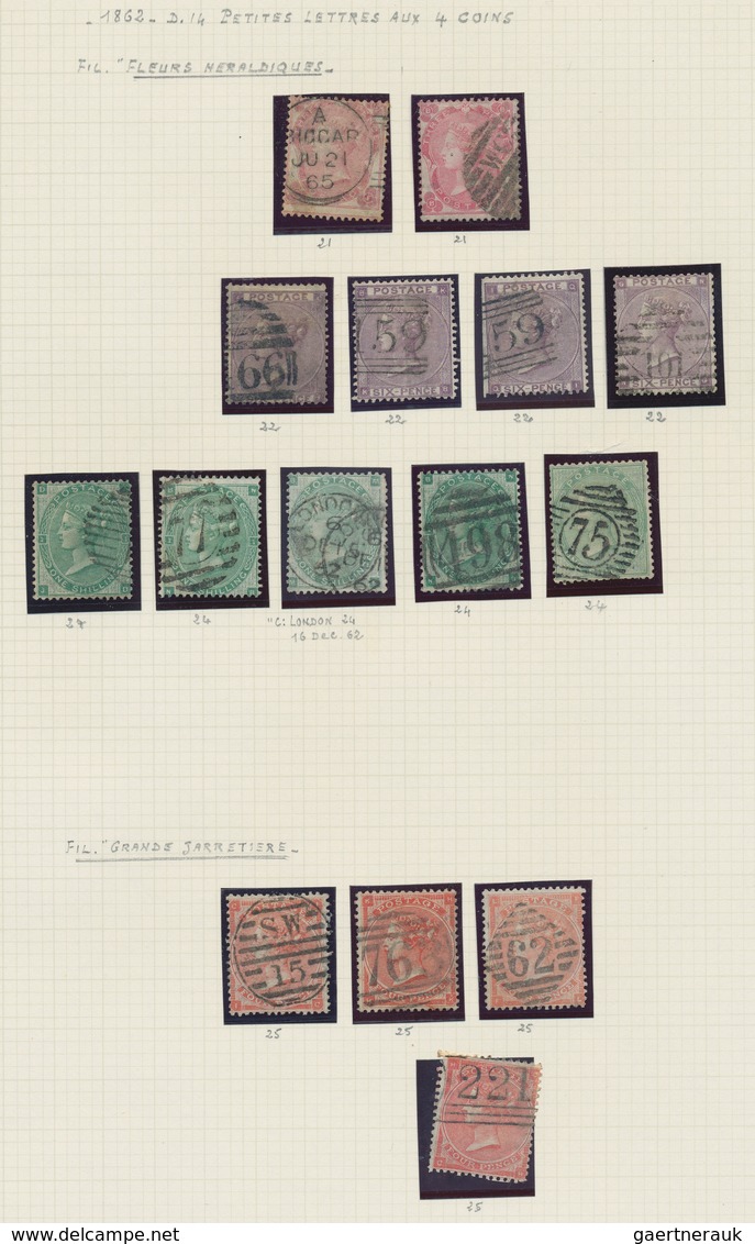 Großbritannien: 1840/1910 (ca.), QV (mainly) And KEVII, Almost Exclusively Used Collection In An Alb - Autres & Non Classés