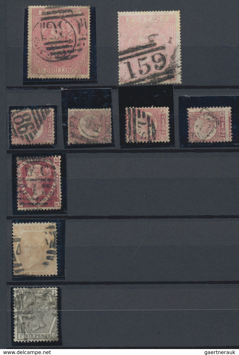 Großbritannien: 1840/1982, Used And Mint Collection/accumulation In Three Albums With Main Value In - Autres & Non Classés