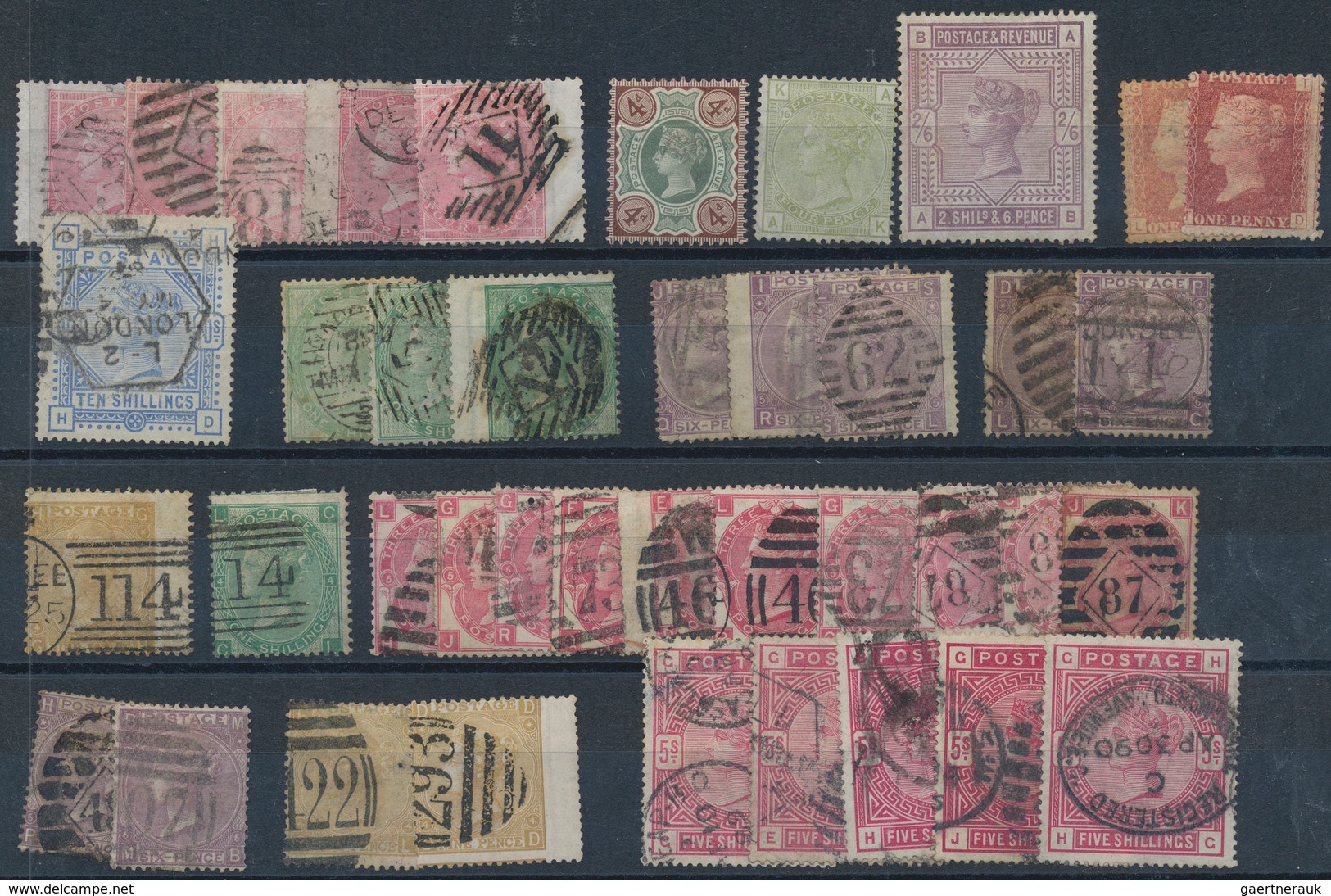 Großbritannien: 1841/1920 (ca.), Used And Mint Accumulation On Stockcards With Plenty Of Material, B - Autres & Non Classés