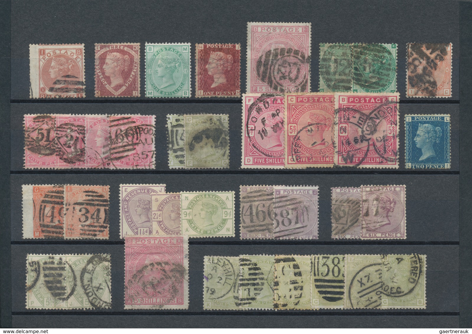 Großbritannien: 1841/1920 (ca.), Used And Mint Accumulation On Stockcards With Plenty Of Material, B - Other & Unclassified