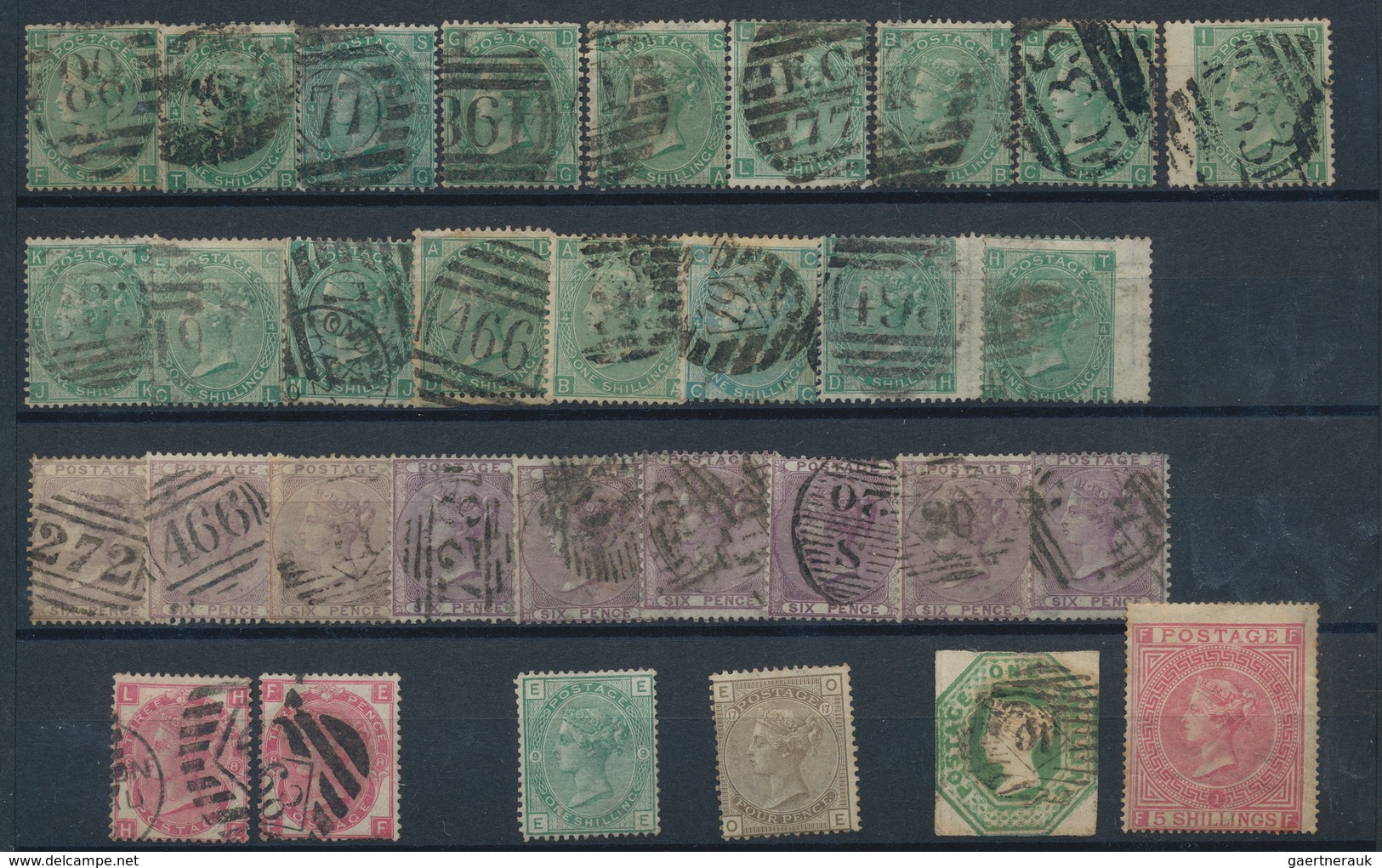 Großbritannien: 1841/1920 (ca.), Used And Mint Accumulation On Stockcards With Plenty Of Material, B - Autres & Non Classés