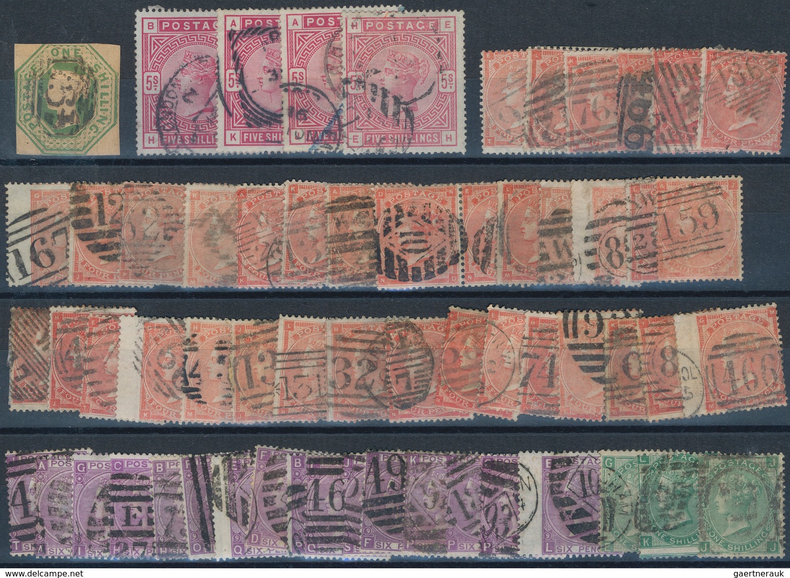 Großbritannien: 1841/1930 (ca.), Used And Mint Accumulation On Stockcards With Plenty Of Material, B - Autres & Non Classés