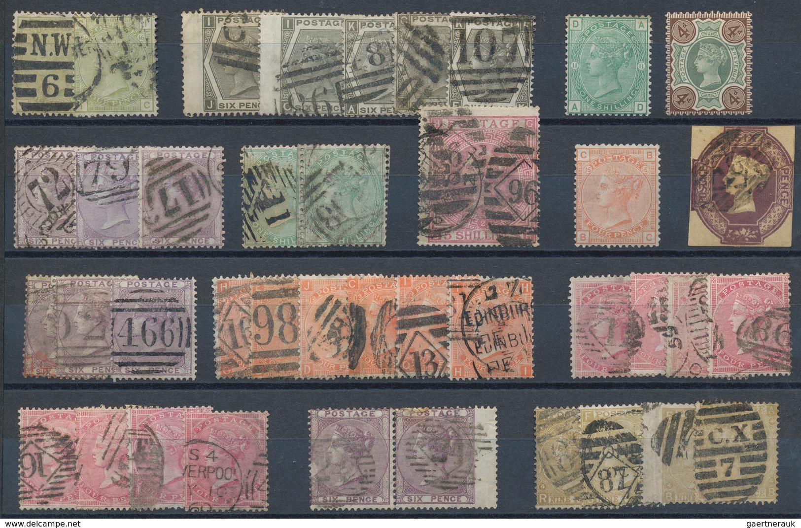 Großbritannien: 1841/1930 (ca.), Used And Mint Accumulation On Stockcards With Plenty Of Material, B - Other & Unclassified