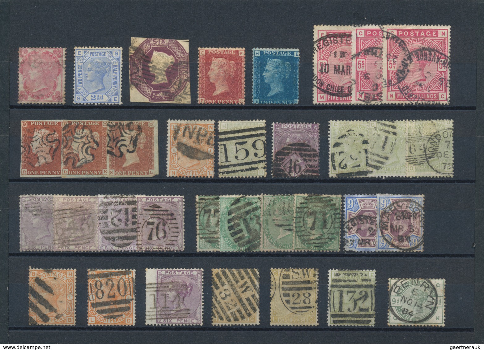 Großbritannien: 1841/1950 (ca.), Used And Mint Accumulation On Stockcards With Plenty Of Material, B - Other & Unclassified