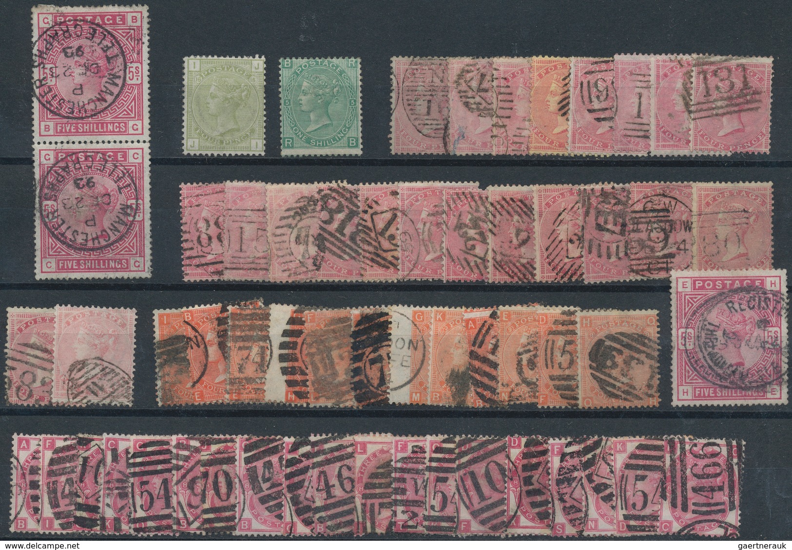 Großbritannien: 1850/1930 (ca.), Used And Mint Accumulation On Stockcards With Plenty Of Material, B - Autres & Non Classés