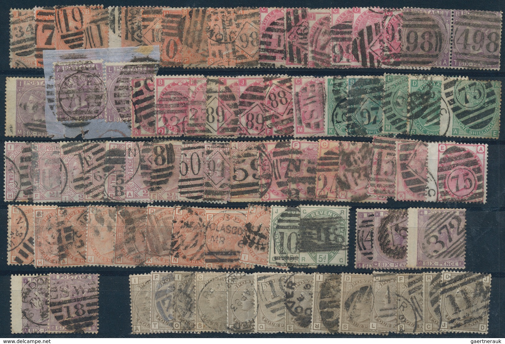 Großbritannien: 1855/1910 (ca.), Used And Mint Accumulation On Stockcards With Plenty Of Material, B - Other & Unclassified
