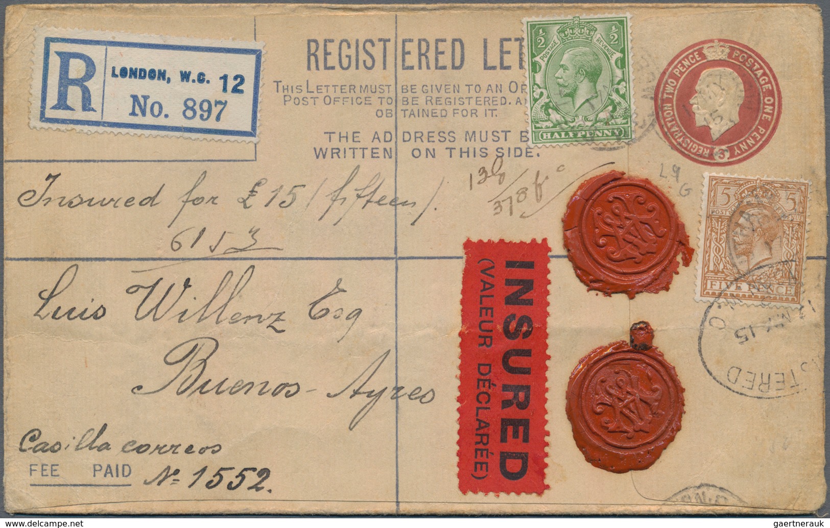 Großbritannien: 1860/1962 Holding Of Ca. 210 Letters, Cards, Picture Postcards, An Airgraph And Used - Autres & Non Classés