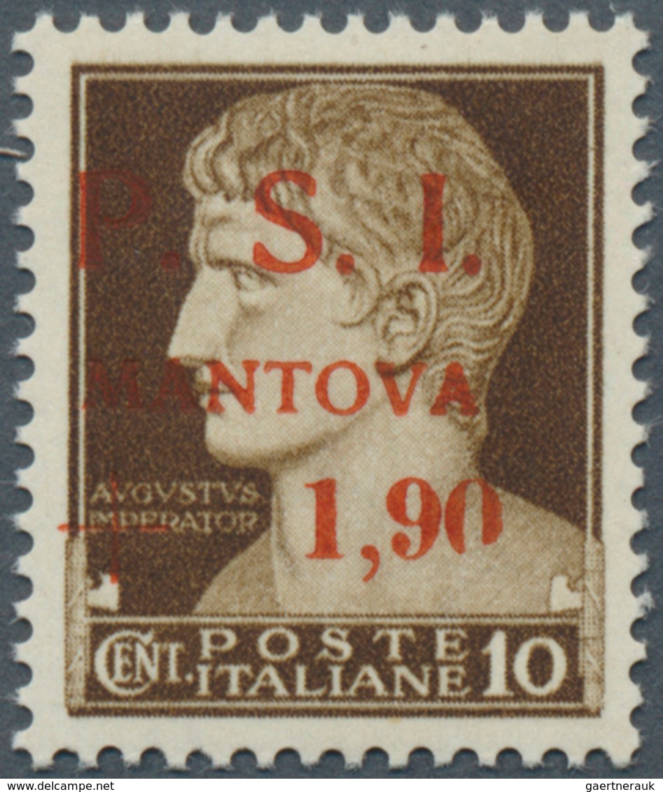 Italien: 1851/1980 Partie von hochwertigen Einzelstücken mit hohem Katalog- und Handelswert, dabei R
