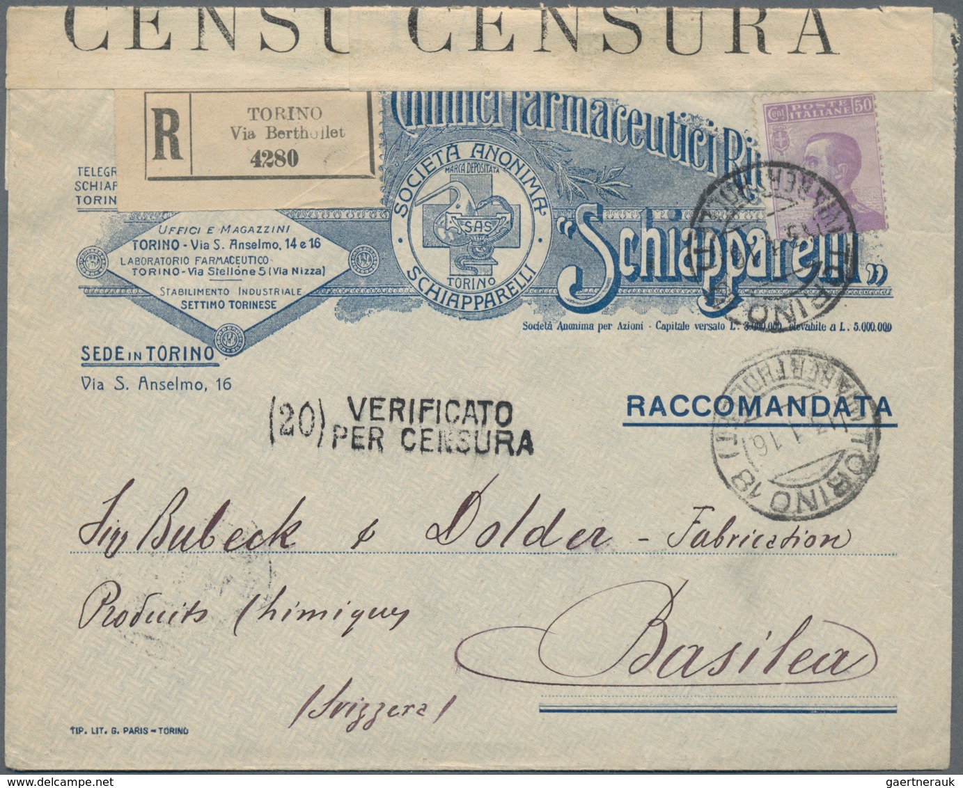 Italien: 1867/2012 Holding Of Ca. 260 Letters, Cards, Picture-postcards, Military Cards And Used Pos - Collections