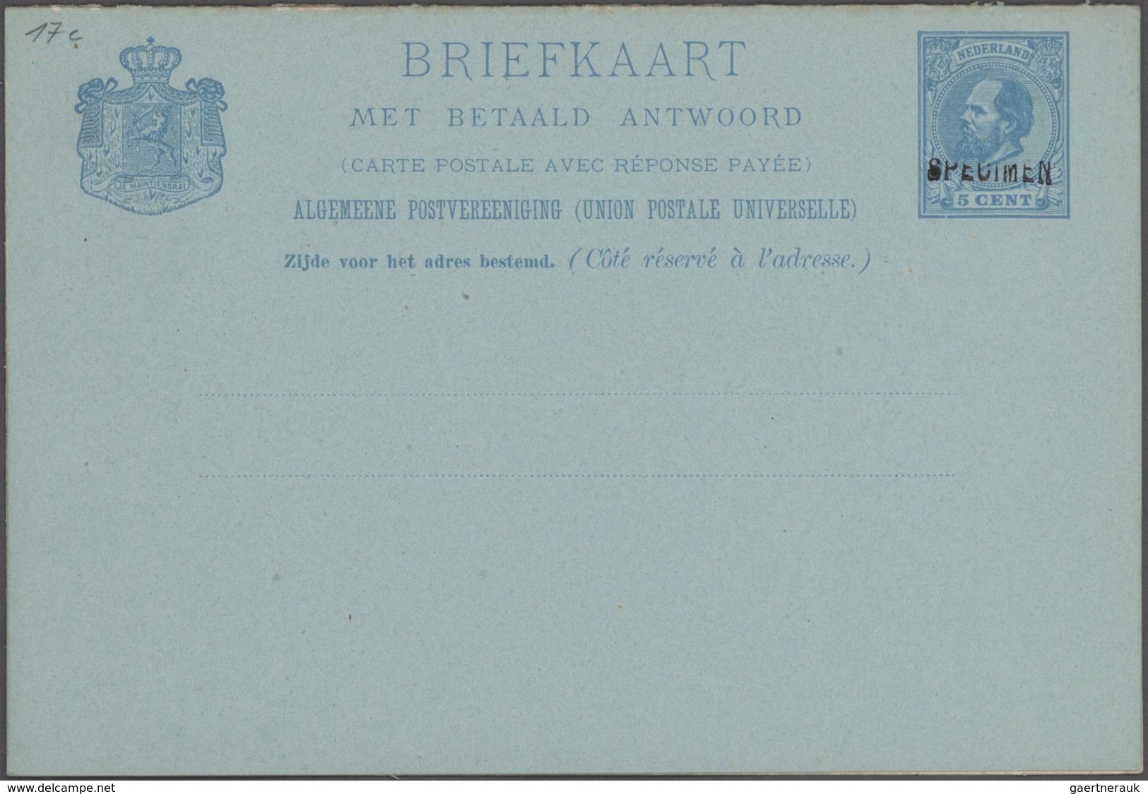 Niederlande - Ganzsachen: 1876/1926 Specialized Collection Of About 550 Unused And Used Postal Stati - Postal Stationery