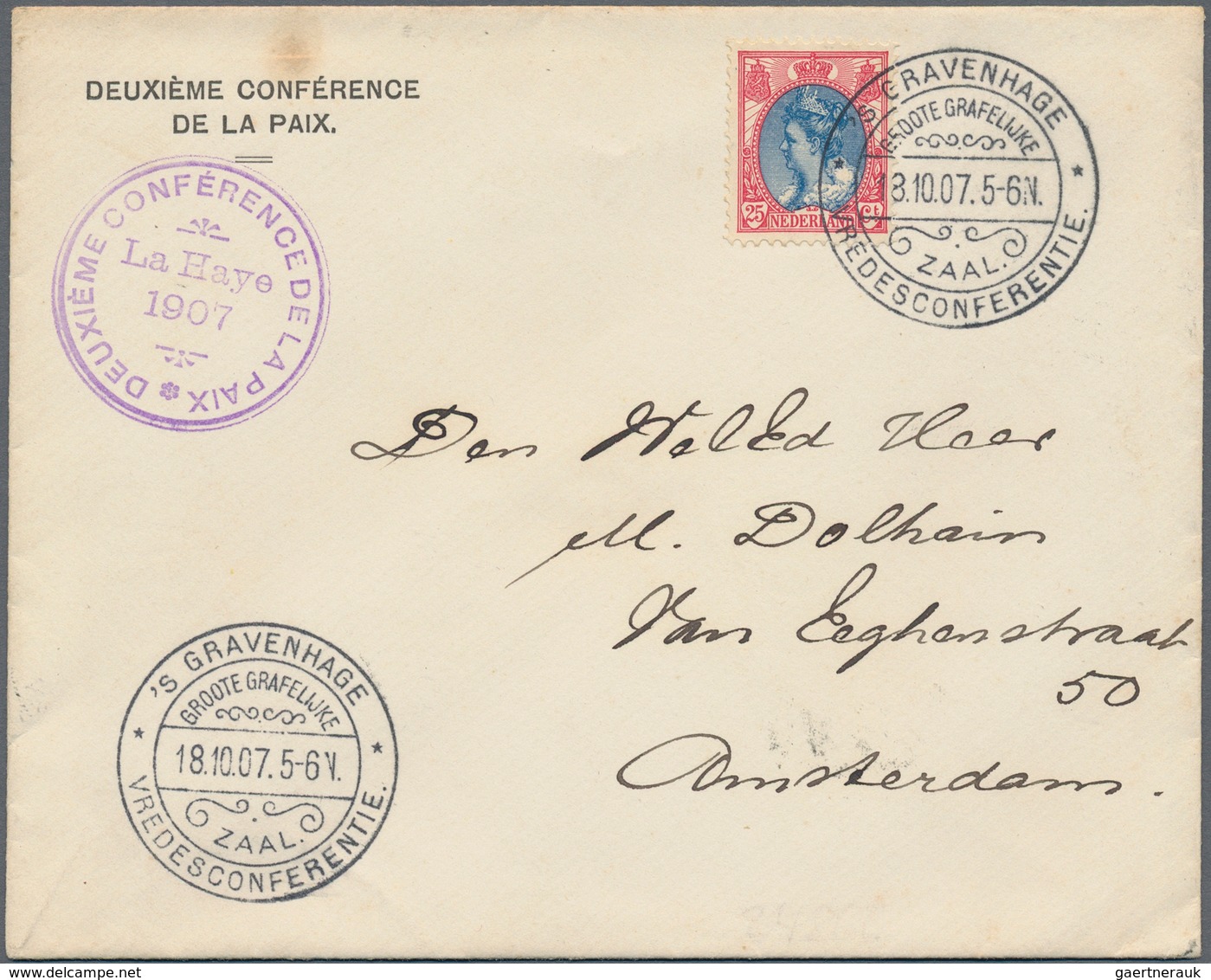 Niederlande - Stempel: 1907/1955, Lot Of 20 Covers/cards With Special Event Postmarks (e.g. Peace Co - Poststempel