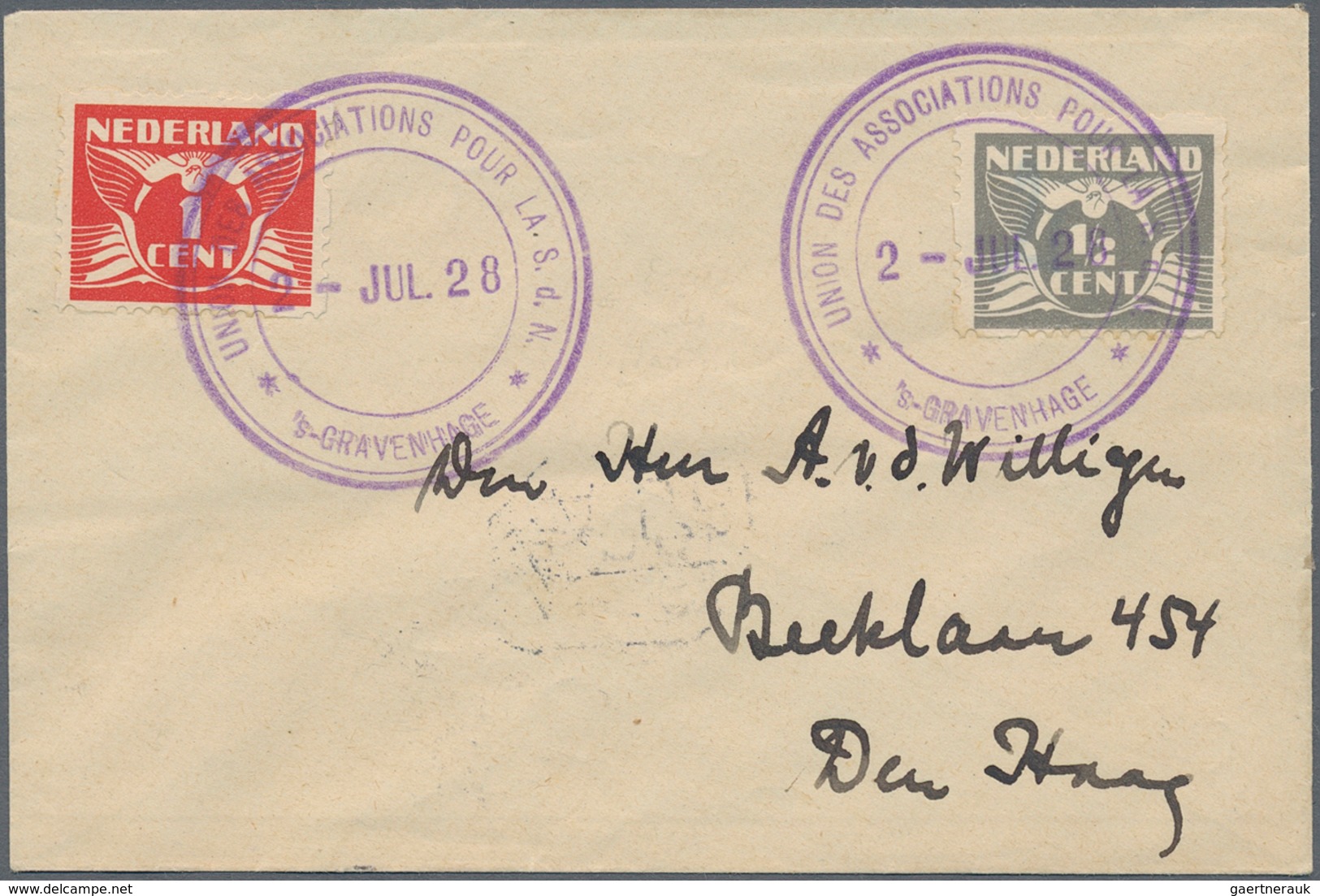 Niederlande - Stempel: 1907/1955, Lot Of 20 Covers/cards With Special Event Postmarks (e.g. Peace Co - Poststempels/ Marcofilie
