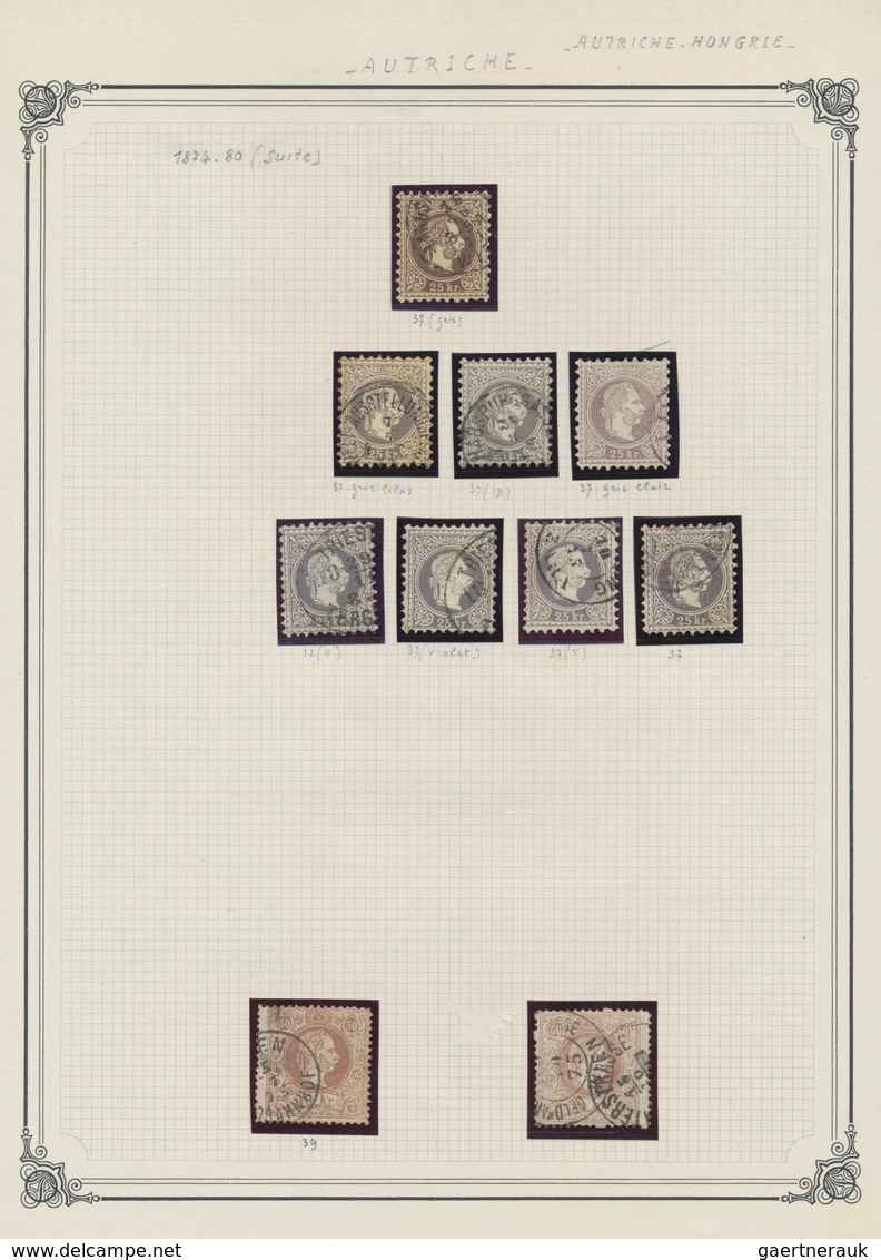 Österreich: 1850/1950 (ca.), Österreich/Ungarn und auch etwas Liechtenstein ab erster Ausgabe, Samml
