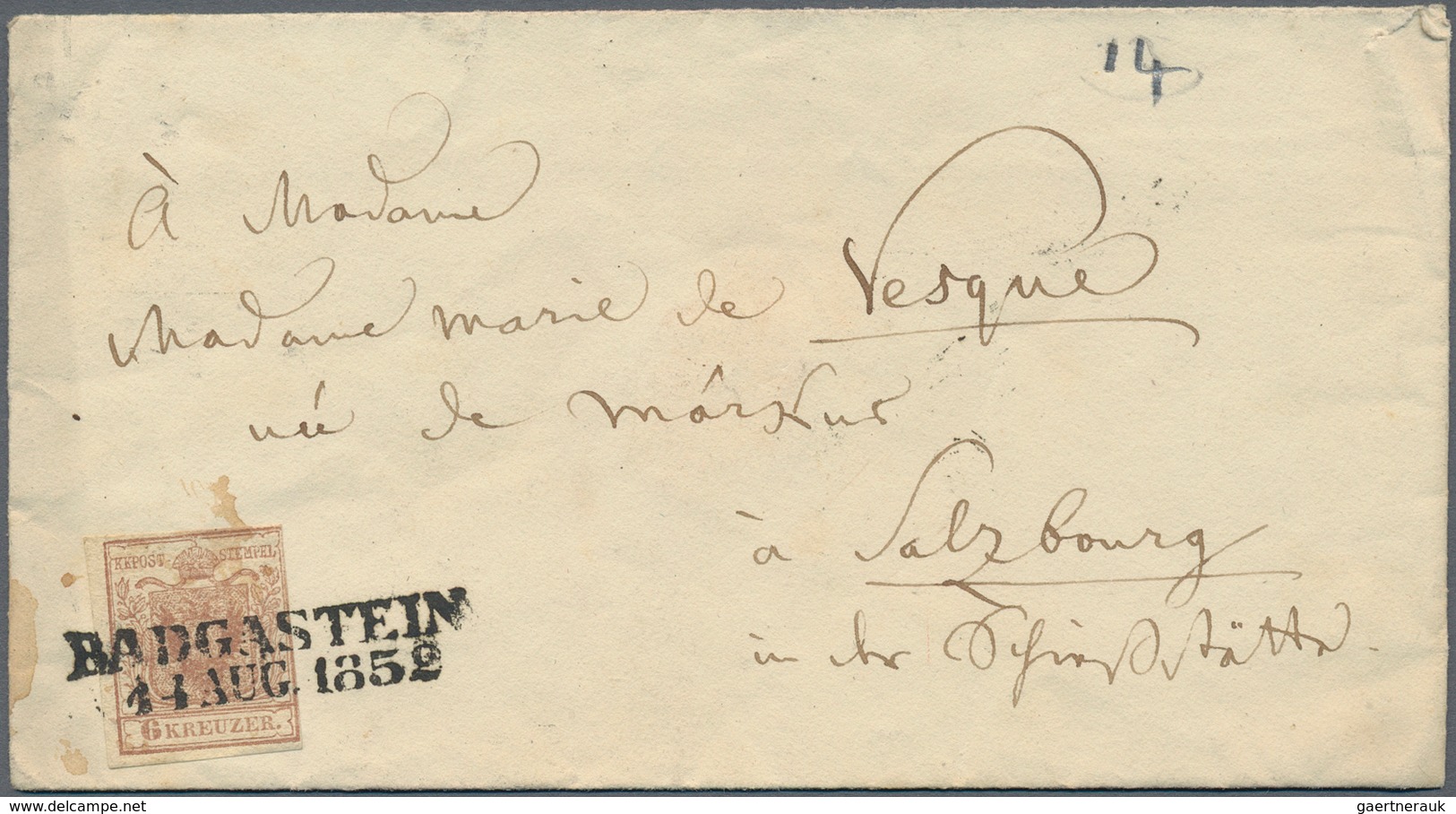 Österreich: 1852 - 1874, Posten Von 26 Belegen, U.a. Briefe Mit 3 Stück 6 Kreuzer-Ausgabe Von St. Pö - Sammlungen