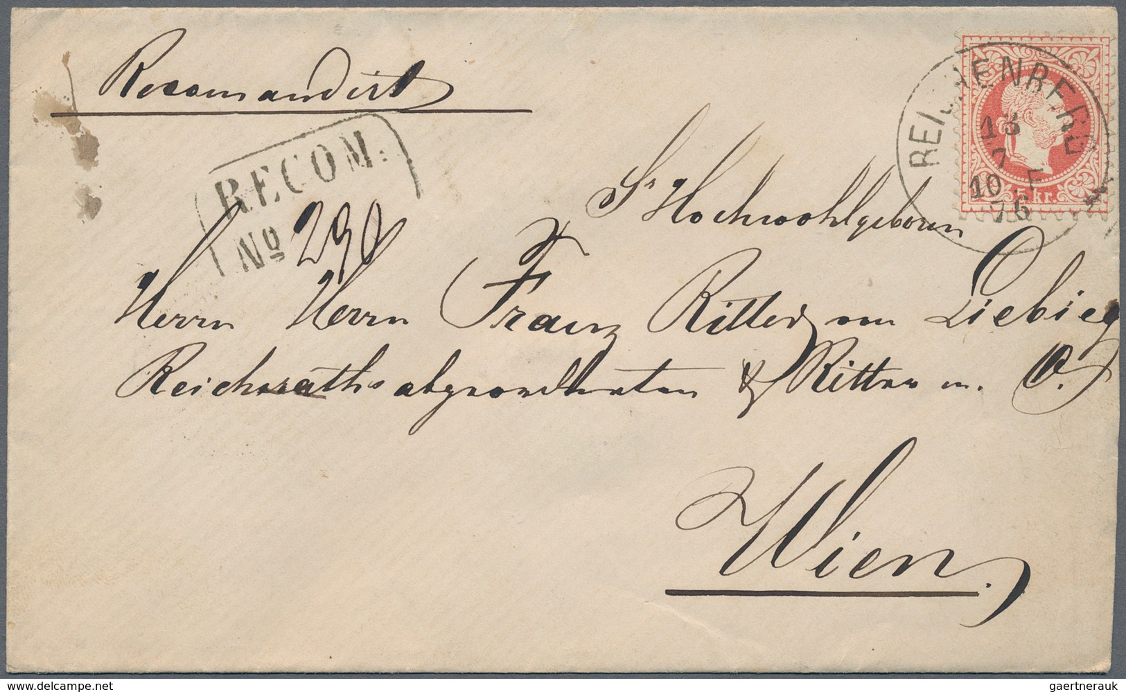 Österreich: 1852 - 1874, Posten Von 26 Belegen, U.a. Briefe Mit 3 Stück 6 Kreuzer-Ausgabe Von St. Pö - Collections