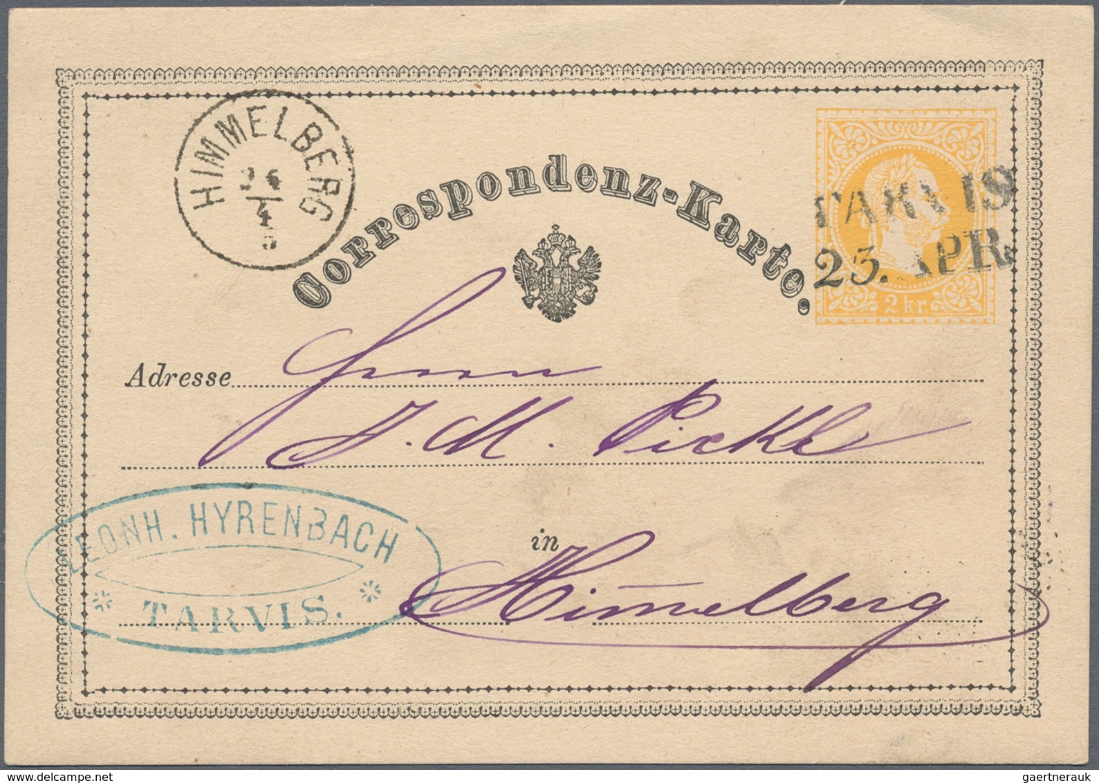 Österreich: 1852 - 1874, Posten Von 26 Belegen, U.a. Briefe Mit 3 Stück 6 Kreuzer-Ausgabe Von St. Pö - Sammlungen