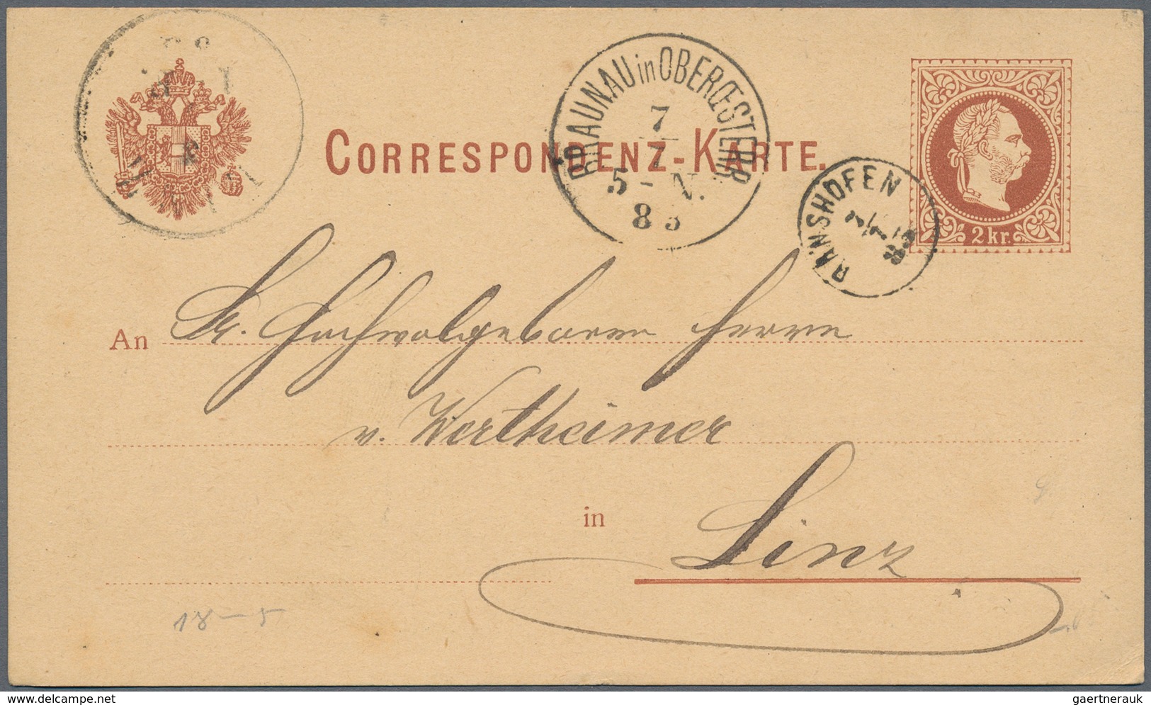 Österreich: 1866 - 1946 (ca.), Posten Von Ca. 200 Belegen, Dabei Einschreiben, Gute Stempel, Wie Z. - Sammlungen