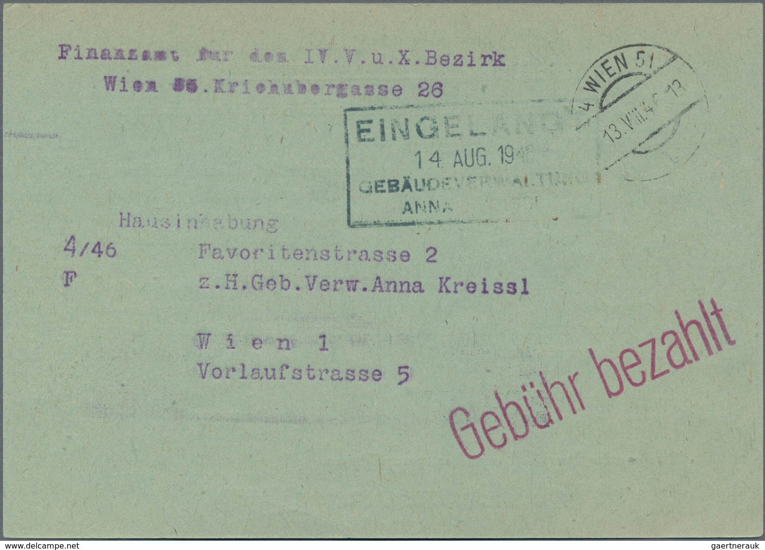 Österreich: 1867/2000 Bestand Von Ca. 740 Briefen, Dienstbriefen, Karten (teilweise Mit Werbung), An - Sammlungen