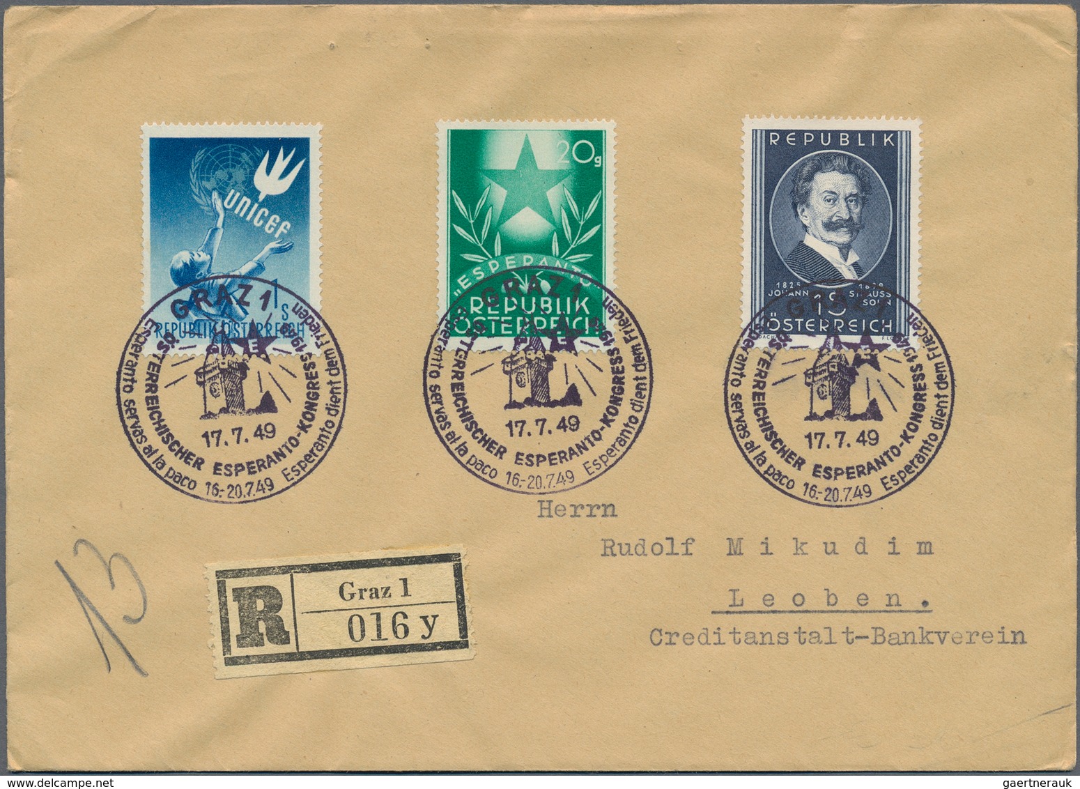 Österreich: 1945 - 1952 (ca.), Posten Von über 90 Belegen, Beginnend Mit Überroller 12 Pf Hitler Mit - Collections