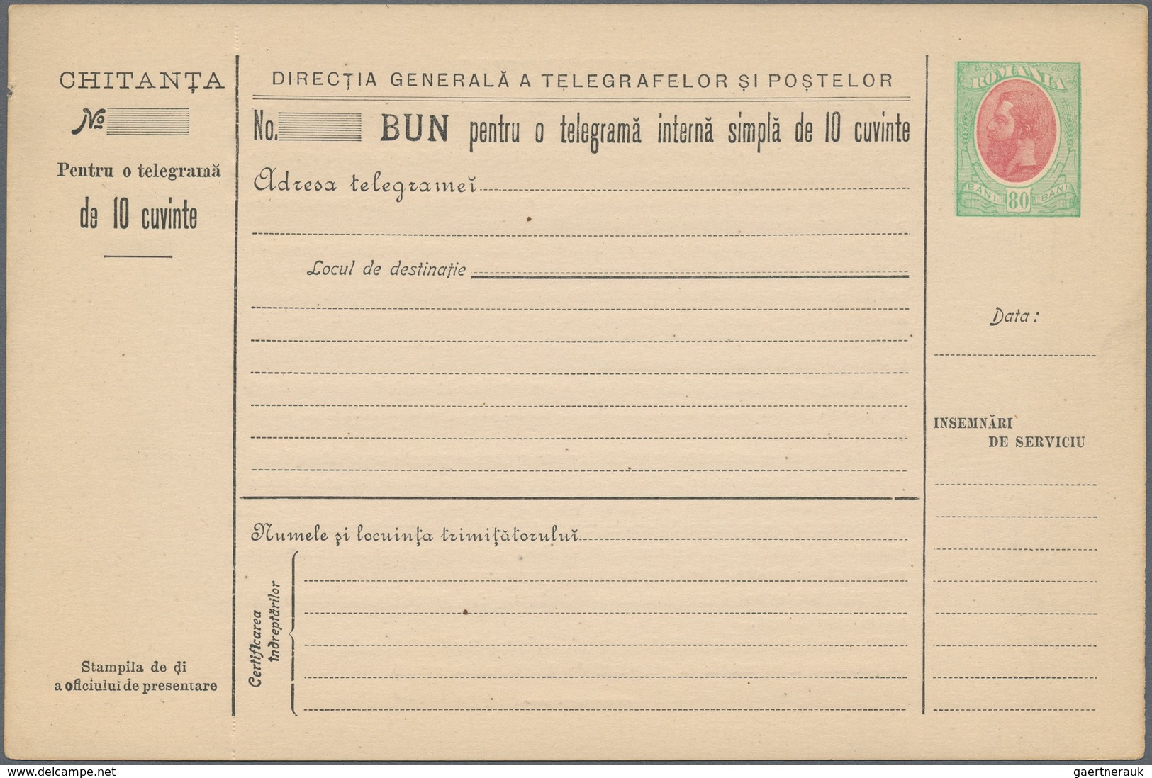 Rumänien - Ganzsachen: 1873/1950 (ca.), Holding Of About 220 Unused And Used Postal Stationery, Stat - Ganzsachen