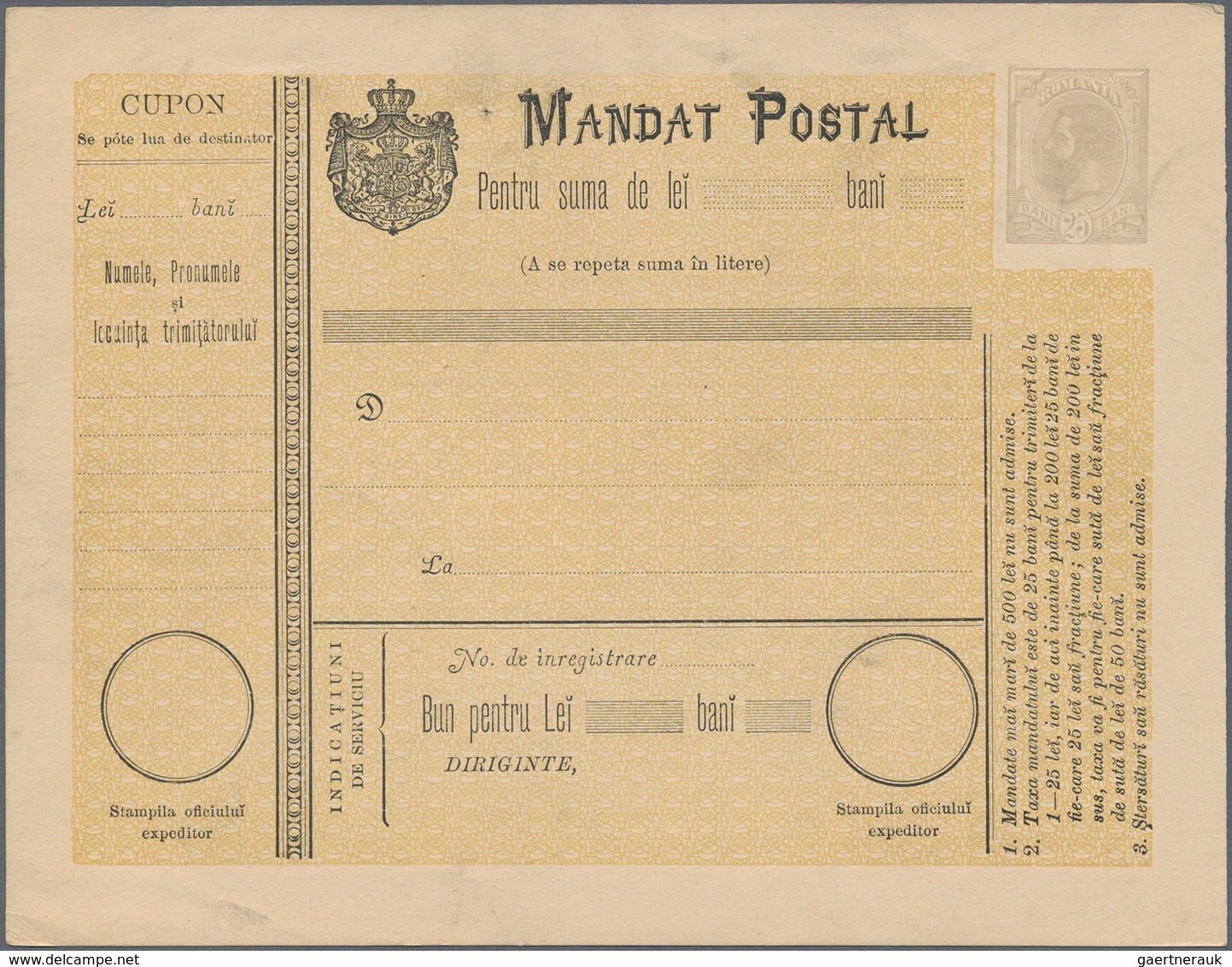Rumänien - Ganzsachen: 1873/1950 (ca.), Holding Of About 220 Unused And Used Postal Stationery, Stat - Ganzsachen