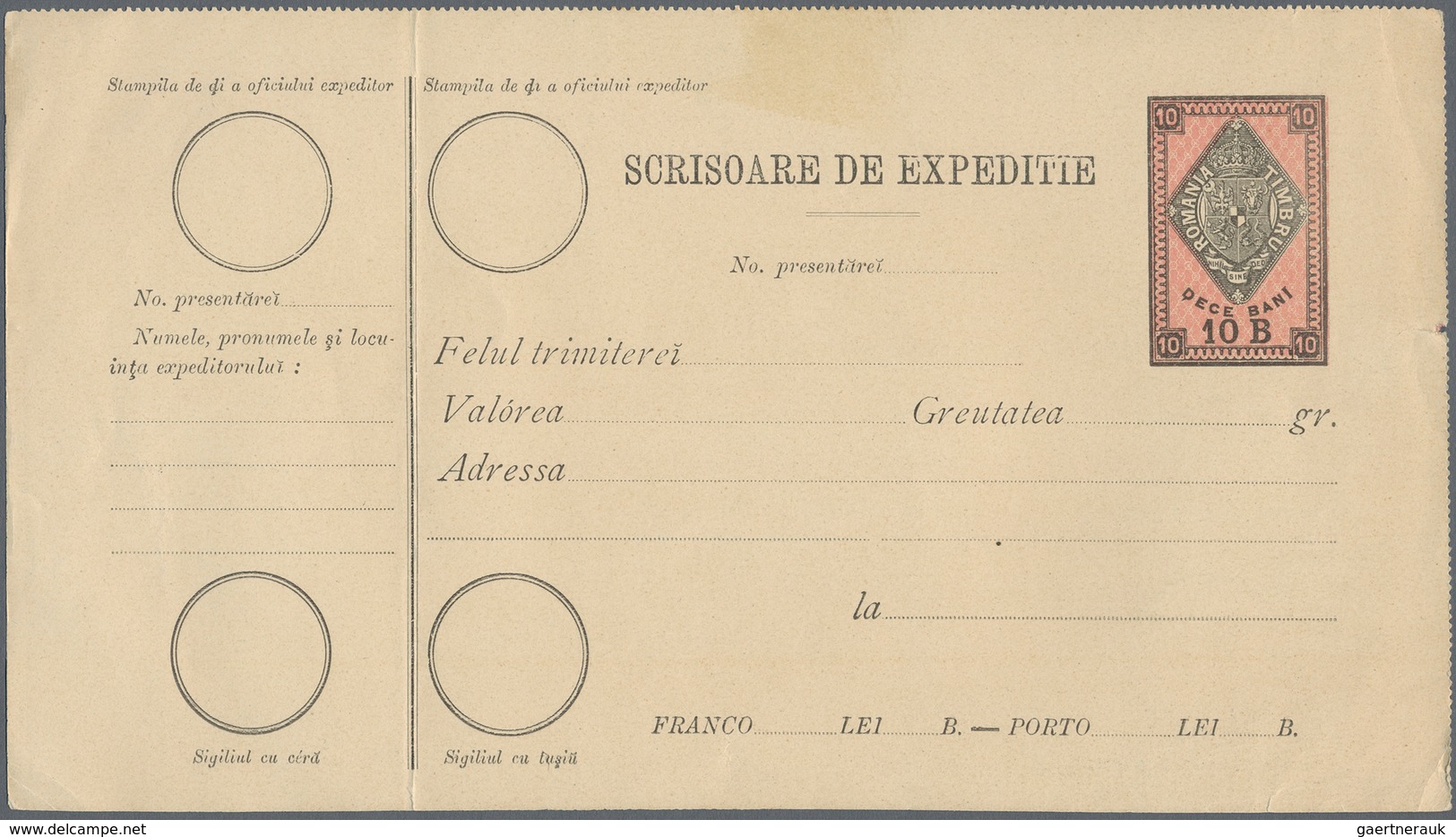 Rumänien - Ganzsachen: 1873/1950 (ca.), Holding Of About 220 Unused And Used Postal Stationery, Stat - Interi Postali